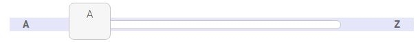 Alphabetic Slider